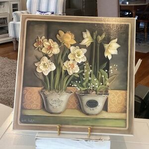 “Scented Blooms” Wood Plaque